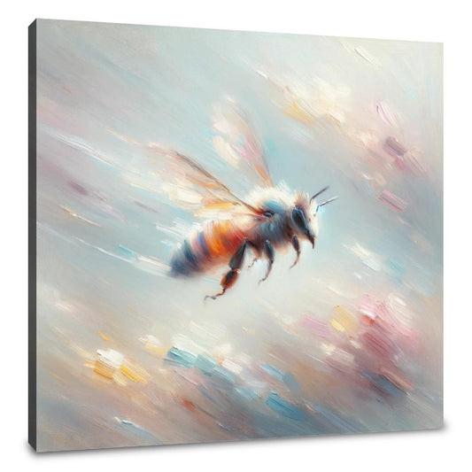 Ethereal Bee Flight Canvas - Main Image
