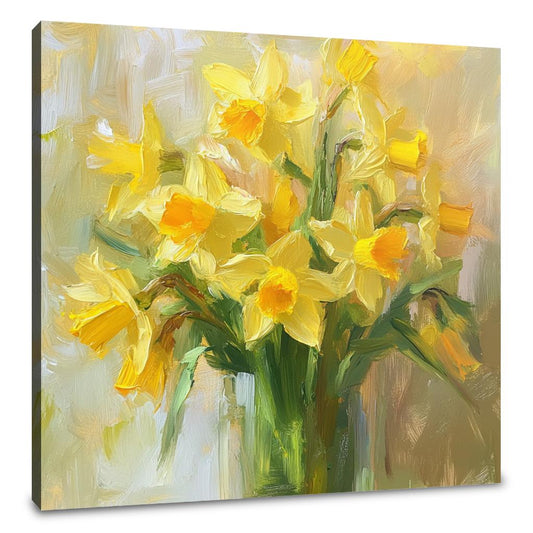 Daffodil Harmony Canvas - Main Image