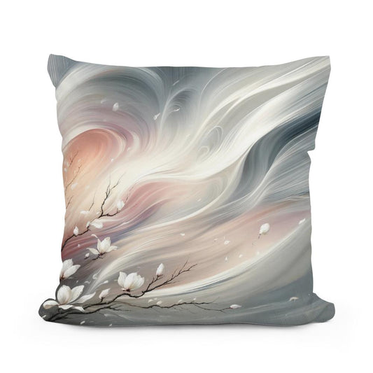 Whispers of the Wind Cotton Pillow - Main Image