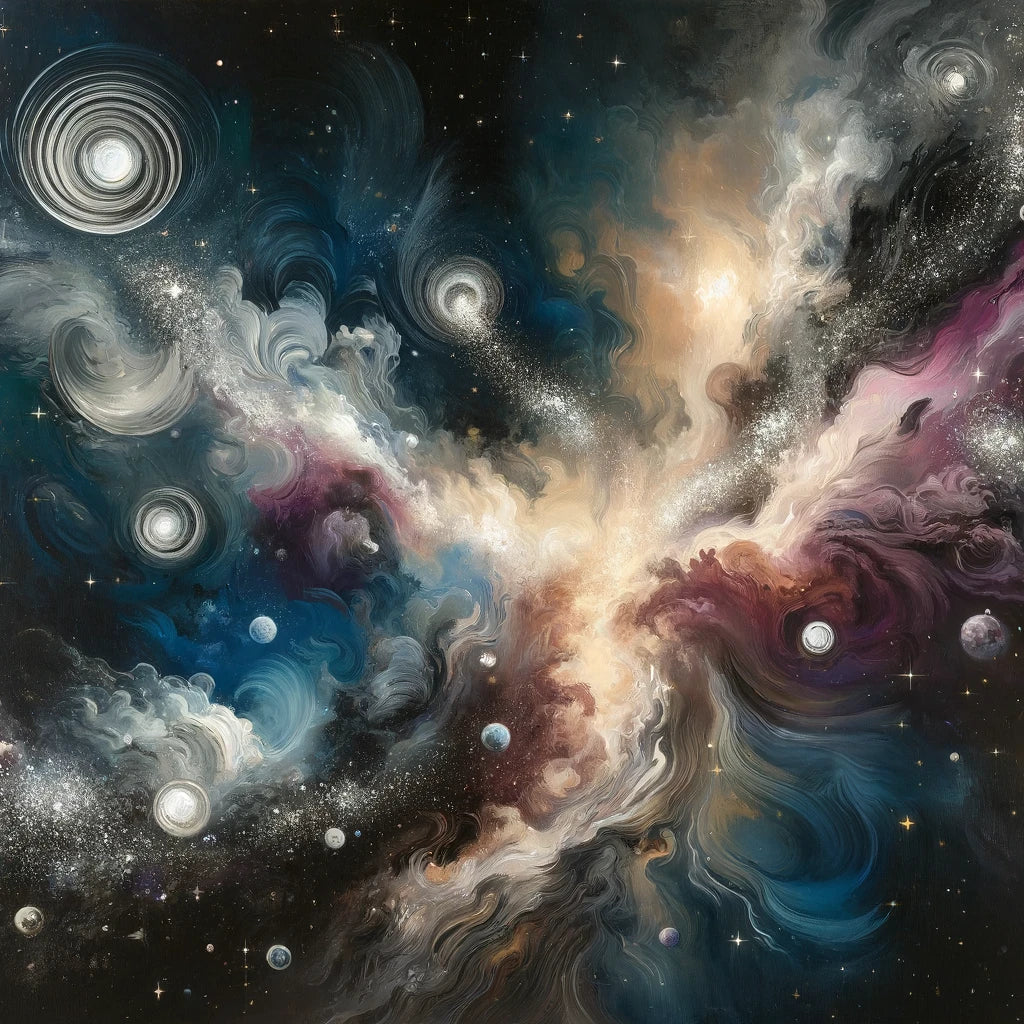 Galactic Whirl Canvas