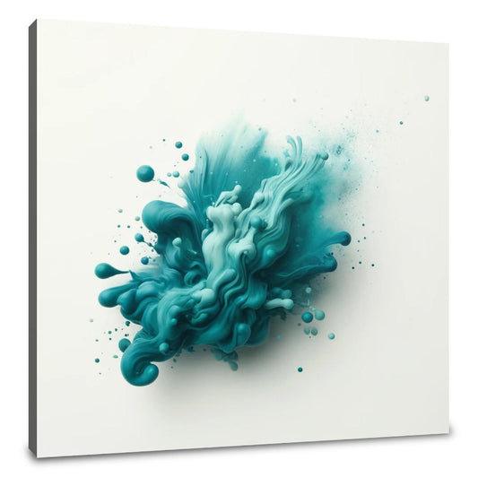 Teal Serenity Canvas - Main Image