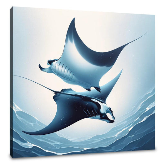 Blue Manta Ballet Canvas - Main Image