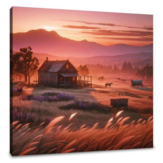 Prairie Solitude Canvas - Main Image