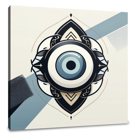 Modern Nazar Protection Canvas - Main Image