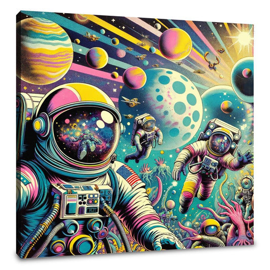 Cosmic Pop Odyssey Canvas - Main Image