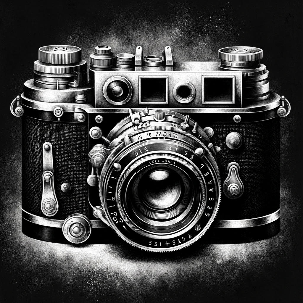 Golden Era: Vintage Camera Cotton Cushion