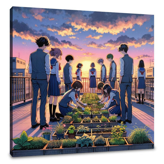 Rooftop Dreamscape Canvas - Main Image
