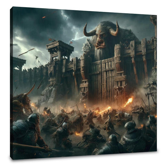 Assault on the Orc Fortress Canvas - Main Image