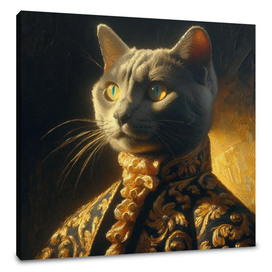 Regal Russian Blue Royalty Canvas - Main Image