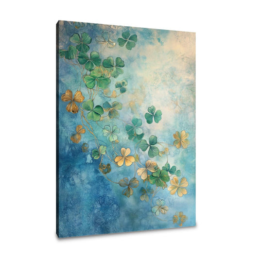Illuminated Clover Canvas - Main Image