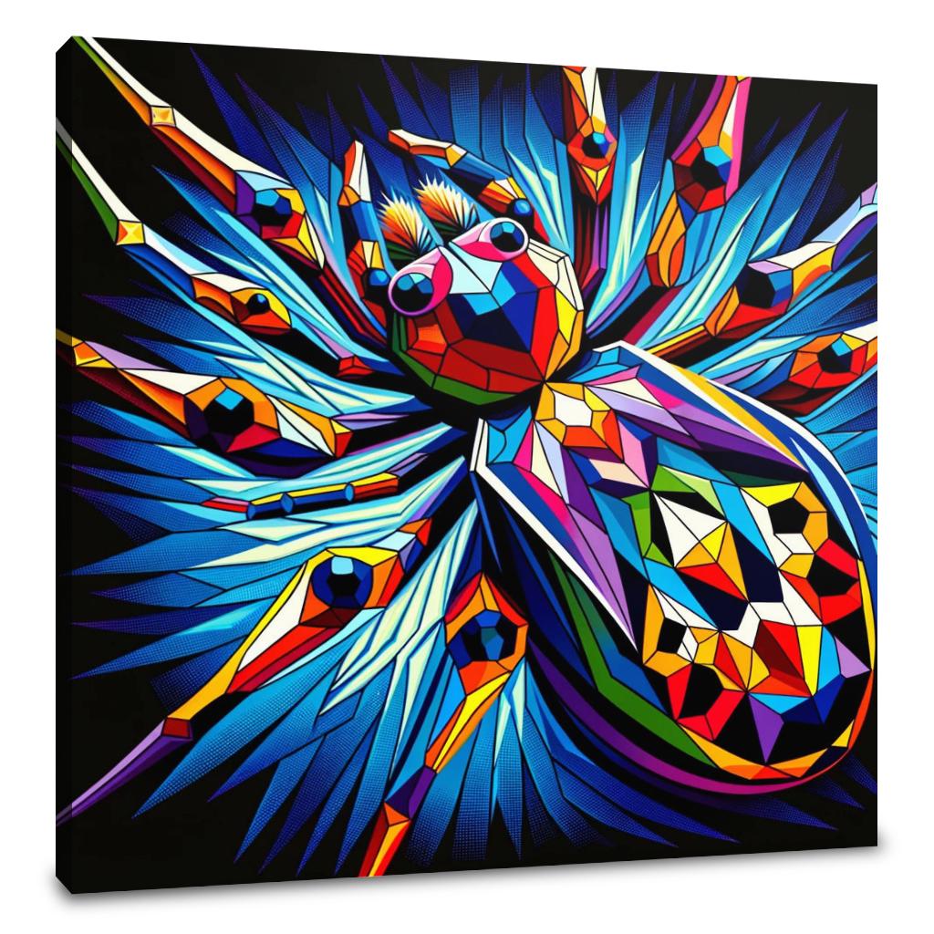 Cubist Courtship Canvas - Main Image