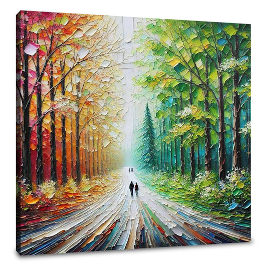 Seasons Pathway Canvas - Main Image