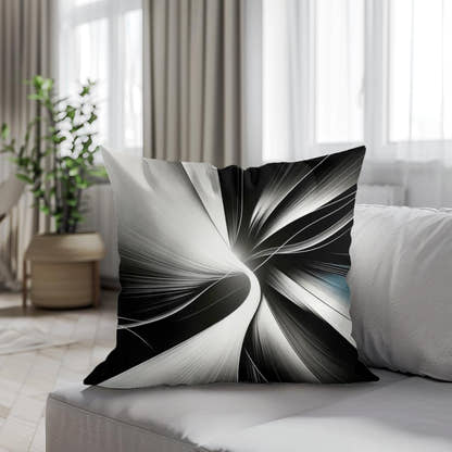 Contrast Harmony Cotton Cushion - Secondary Image 4