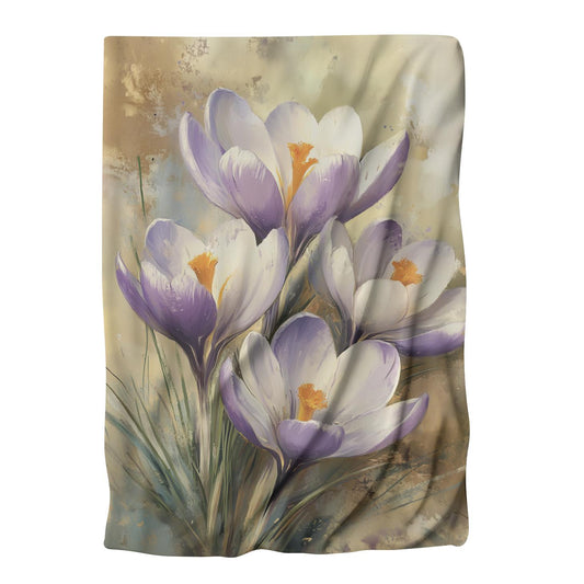Crocus Awakening Blanket - Main Image