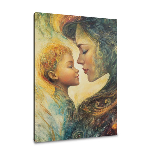 Maternal Reflection Canvas - Main Image