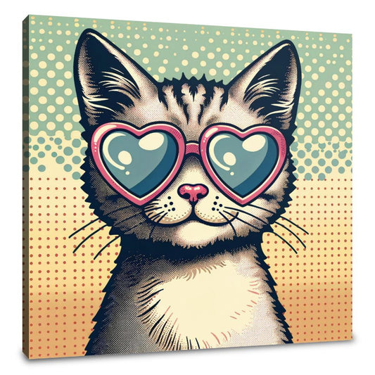 Cat Heart Canvas - Main Image