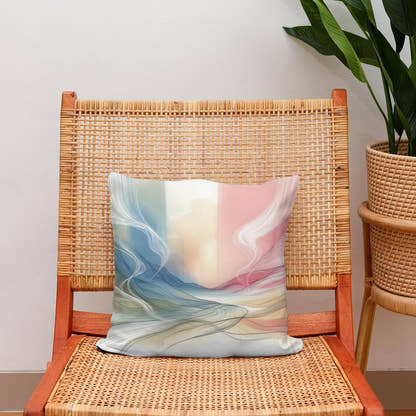 Whispered Melody Cotton Cushion - Secondary Image 2