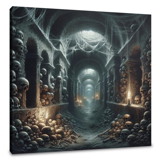 Catacombs Beneath the City Canvas - Main Image