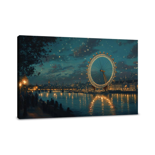London Nightlight Canvas - Main Image