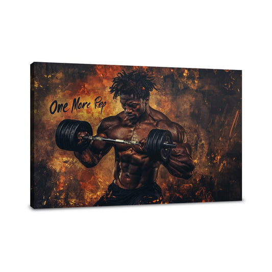 One More Rep Canvas - Main Image