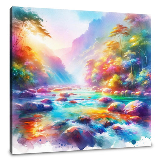 Rainbow River Canvas - Main Image