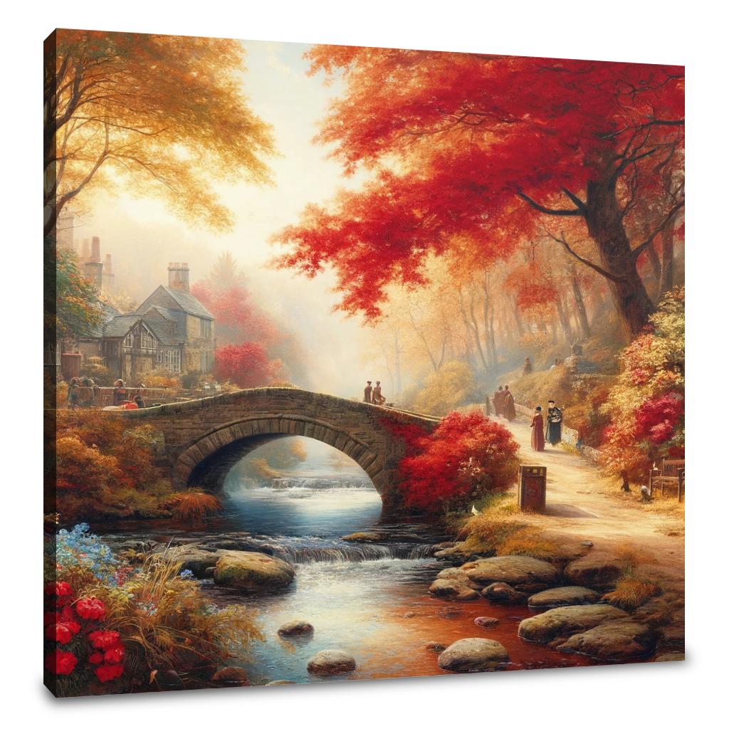 Healey Dell Autumn Canvas - Main Image