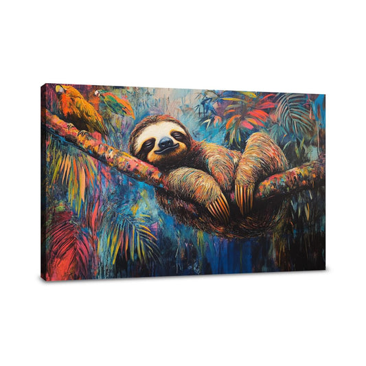 Sloth Serenity Canvas - Main Image