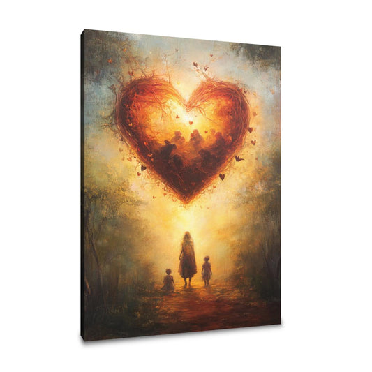Heart of Maternal Sanctuary Canvas - Main Image