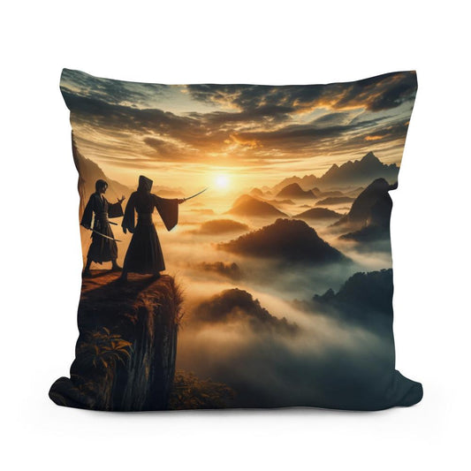 Dawn Duel Cotton Cushion - Main Image