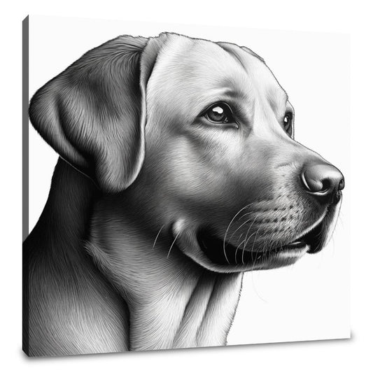 Loyal Gaze Canvas - Main Image
