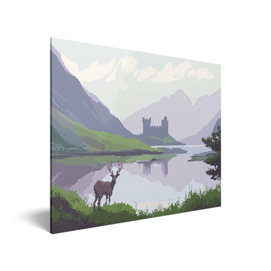 Highland Stag Acrylic Print Hero Image