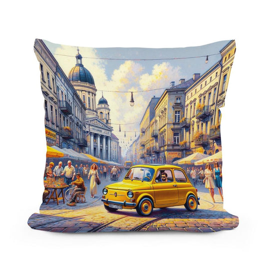 Sunshine Stroll Cotton Cushion - Main Image