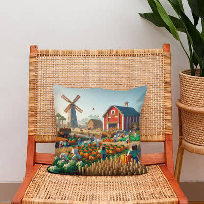 Harvest Haven Cotton Cushion - Secondary Image 2