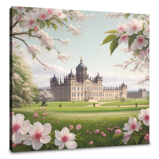 Spring at Castle Howard Canvas - Main Image