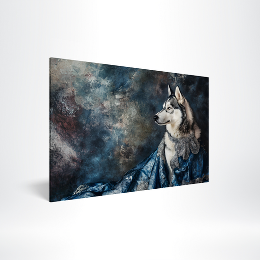 Impression acrylique Élégance Husky