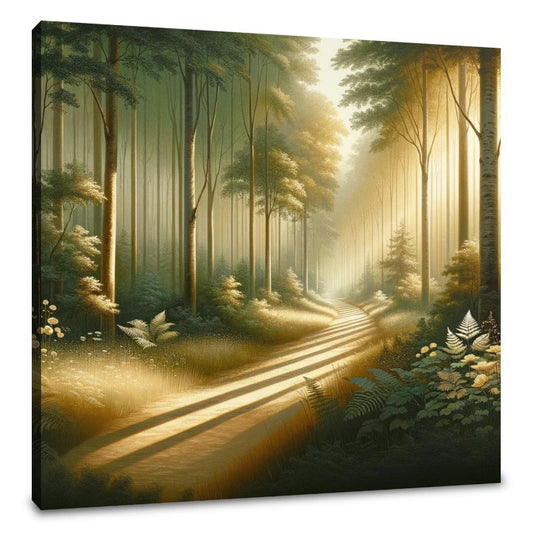 Forest Path Serenity Canvas - Main Image