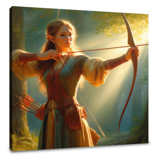 Forest Archer Elf Canvas - Main Image