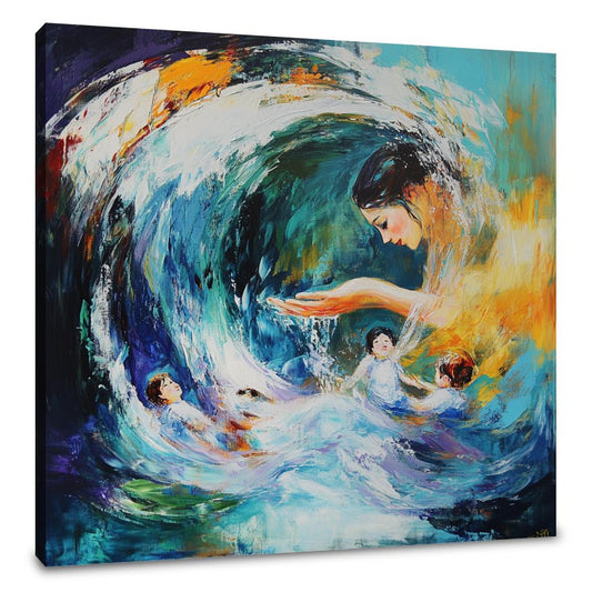 Oceanic Motherhood Canvas - Main Image