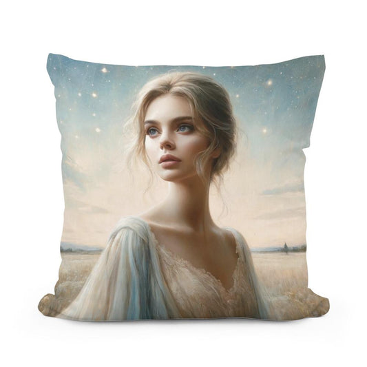 Celestial Grace Cotton Cushion - Main Image