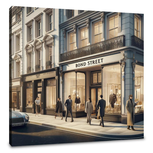 Bond Street Sophistication Canvas - Main Image