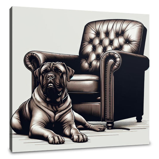 Timeless Companion Bullmastiff Canvas - Main Image
