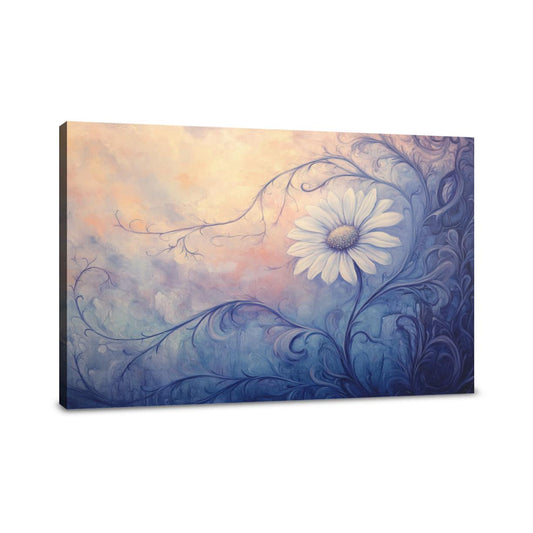 Melancholic Daisy Canvas - Main Image