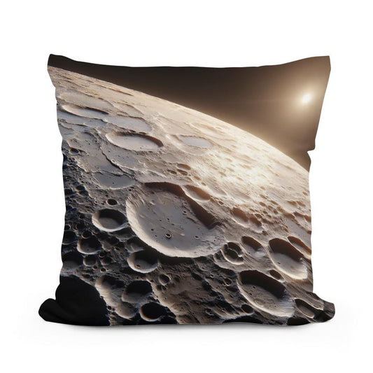Mercury's Caloris Basin Brilliance Cotton Cushion - Main Image