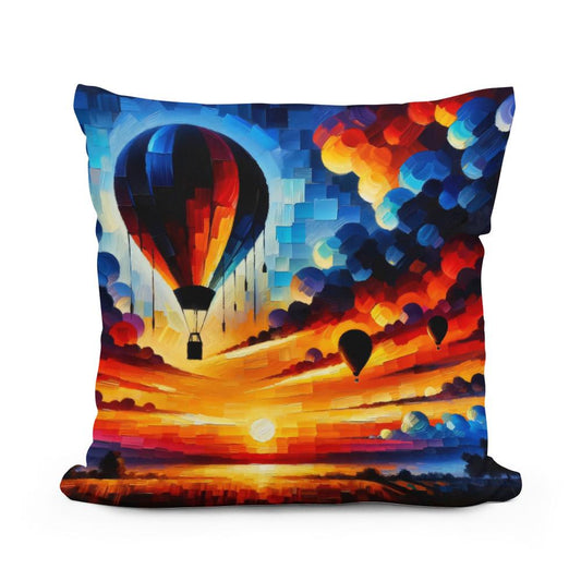 Dusk Contrasts Cotton Cushion - Main Image