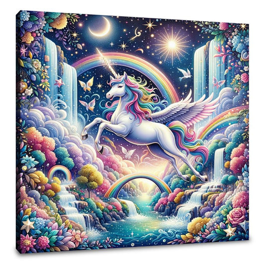 Enchanted Unicorn Magic Canvas - Main Image