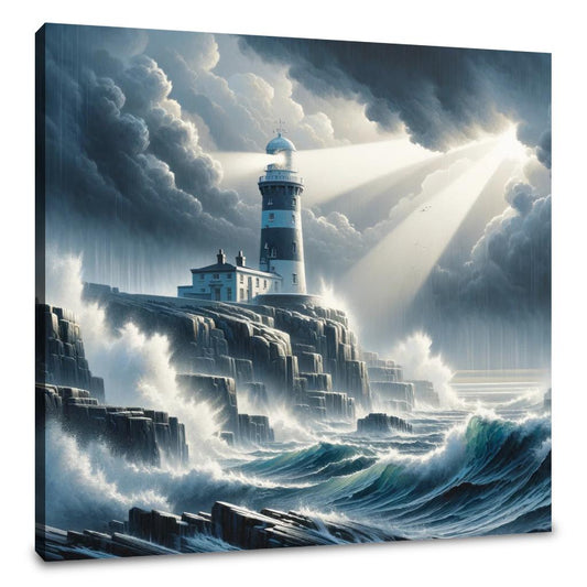Stormwatch Lighthouse Canvas - Main Image