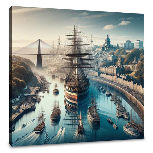 Panoramic Bristol Canvas - Main Image