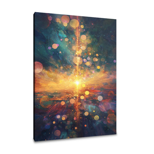 Celestial Beam Odyssey Canvas - Main Image
