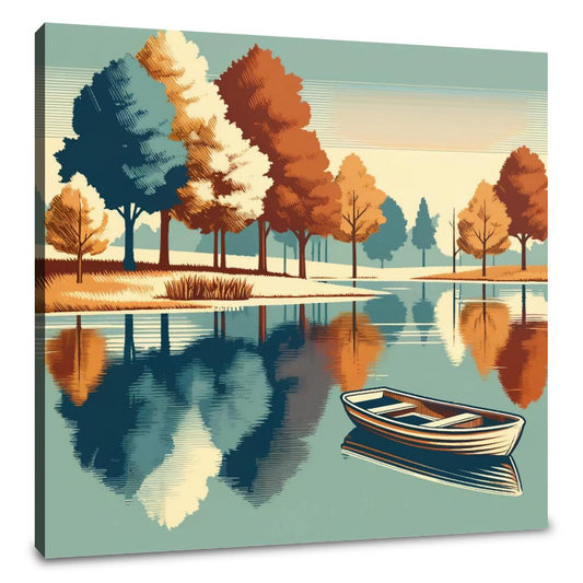 Autumn Reflection Canvas - Main Image