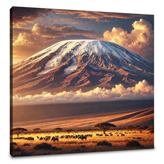 Kilimanjaro Sunrise Canvas - Main Image